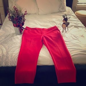 Red Marisa pants from LOFT. NWOT worn once